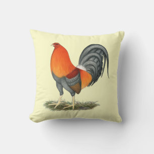 Gamecock Blue Red Rooster Cushion