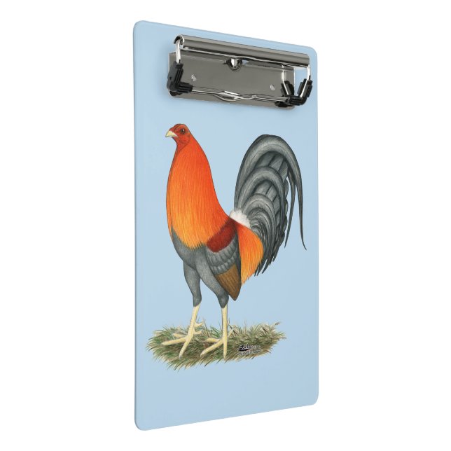 Gamecock Blue Red Rooster Mini Clipboard (Angled)