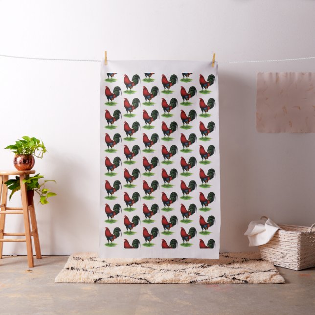 Gamecock:  Dark Red Fabric (In Situ)