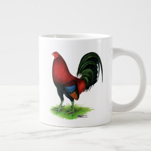 Gamecock:  Dark Red Large Coffee Mug