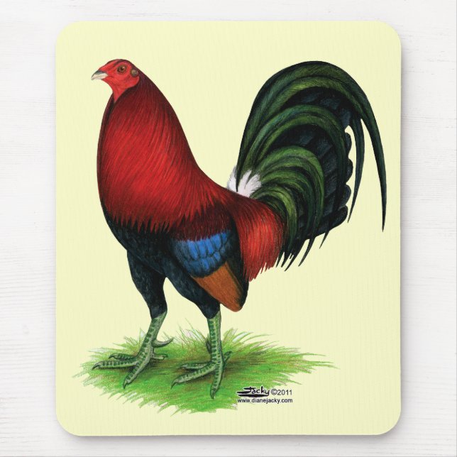 Gamecock:  Dark Red Mouse Pad (Front)