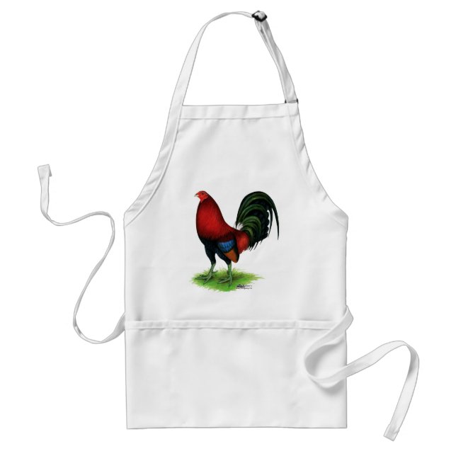 Gamecock:  Dark Red Standard Apron (Front)