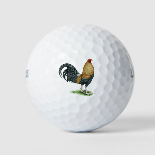 Gamecock:  Dom or Crele Golf Balls (Front)