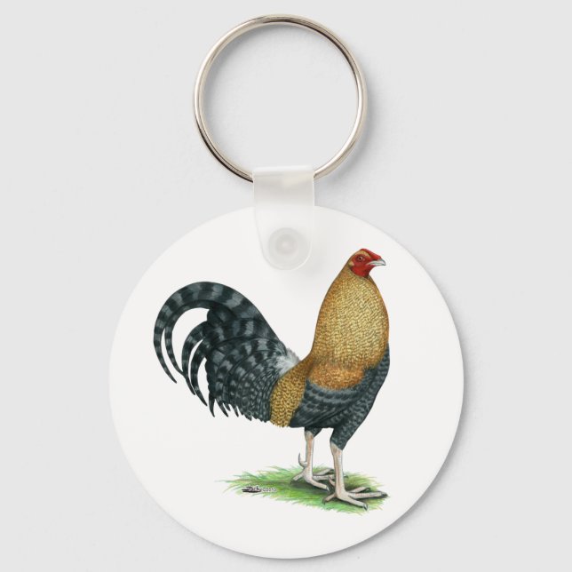 Gamecock:  Dom or Crele Key Ring (Front)