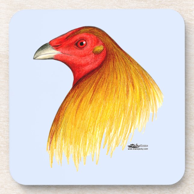 Gamecock Dubbed Coaster (Front)