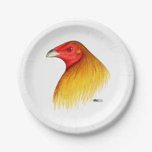 Gamecock Dubbed Paper Plate
