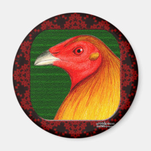 Gamecock Framed Magnet