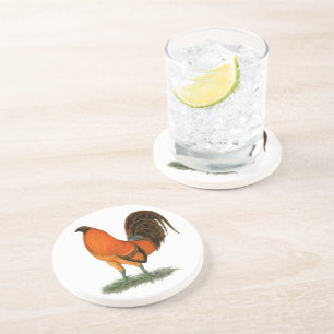 Gamecock Ginger Red Rooster Coaster