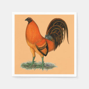 Gamecock Ginger Red Rooster Napkin