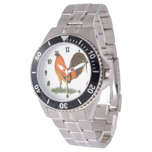 Gamecock Ginger Red Rooster Watch