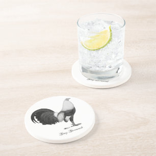 Gamecock Grey Duckwing Coaster
