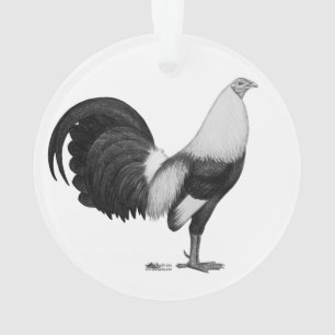 Gamecock Grey Duckwing Ornament