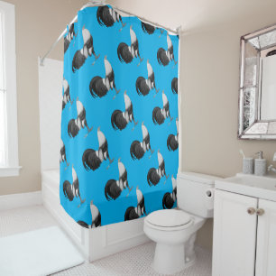 Gamecock Grey Duckwing Shower Curtain
