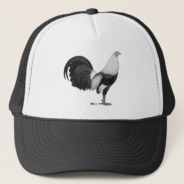 Gamecock Grey Duckwing Trucker Hat (Front)