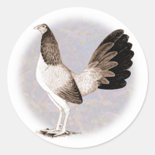 Gamecock:  Hennie Classic Round Sticker
