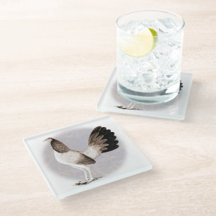 Gamecock:  Hennie Glass Coaster