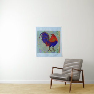 Gamecock:  Impressionist Rooster Tapestry
