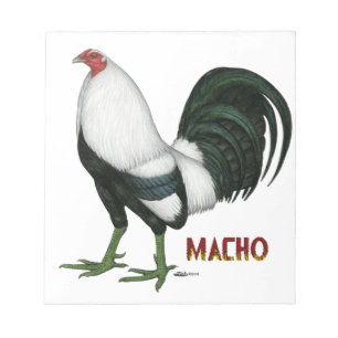 Gamecock Macho Duckwing Notepad