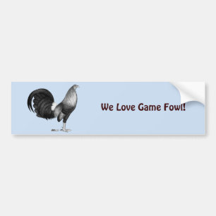 Gamecock Red Hatch Bumper Sticker