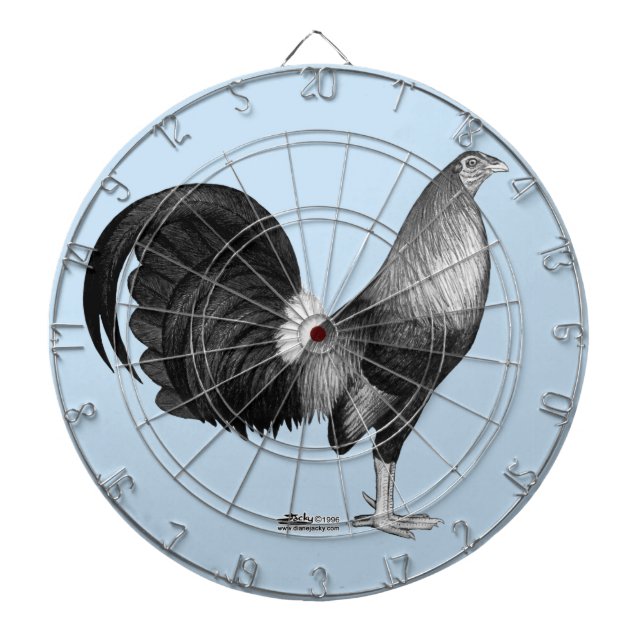 Gamecock Red Hatch Dartboard (Front)
