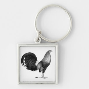 Gamecock Red Hatch Key Ring