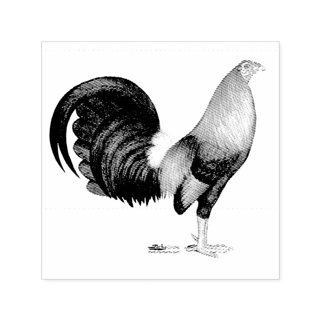 Gamecock Red Hatch Self-inking Stamp (Design)