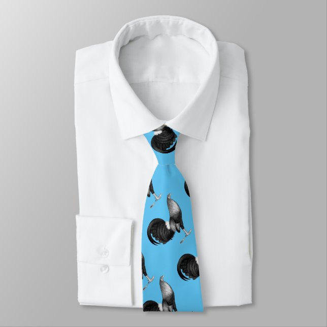Gamecock Red Hatch Tie (Tied)