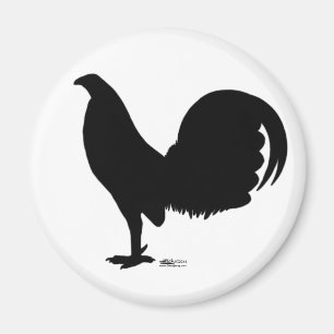 Gamecock Rooster Silhouette Magnet