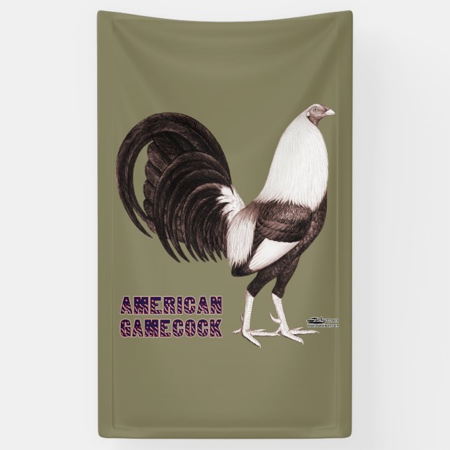 Gamecock Sepia Banner (Vertical)