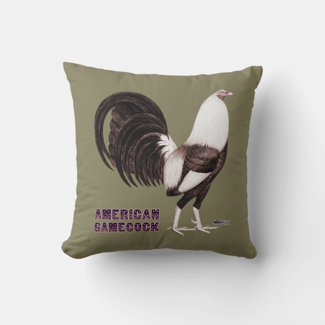 Gamecock Sepia Cushion (Front)