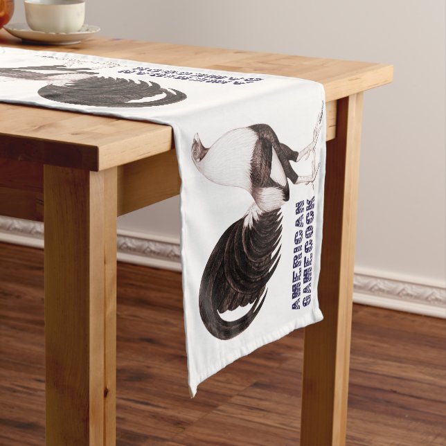 Gamecock Sepia Short Table Runner (In Situ)