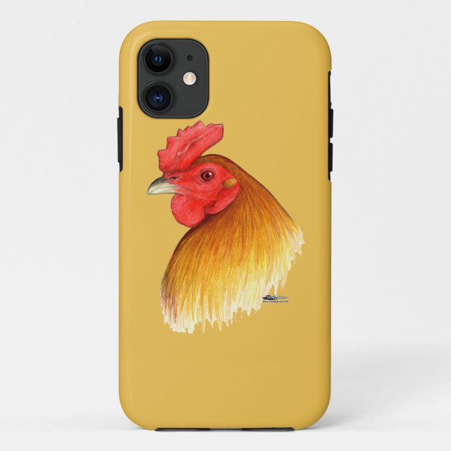 Gamecock Stag Pea Comb Case-Mate iPhone Case (Back)