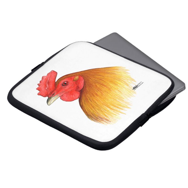 Gamecock Stag Pea Comb Laptop Sleeve (Front Top)