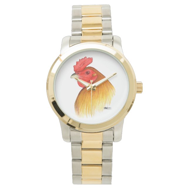 Gamecock Stag Pea Comb Watch (Front)