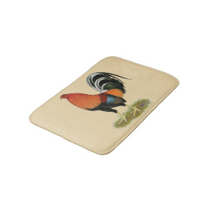 Gamecock Wheaten Rooster Bath Mat