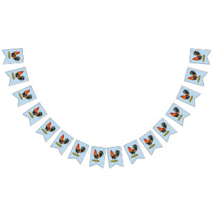 Gamecock Wheaten Rooster Bunting