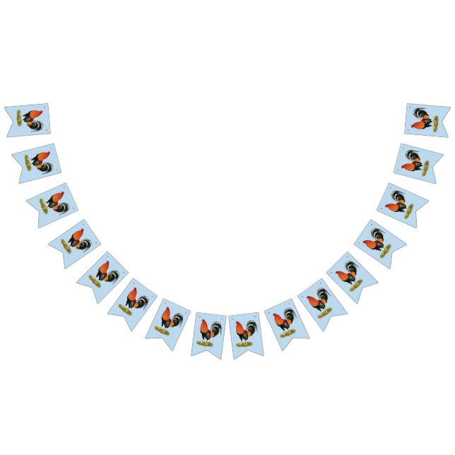 Gamecock Wheaten Rooster Bunting (All)