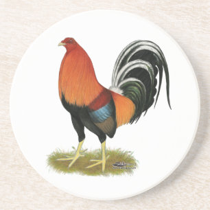 Gamecock Wheaten Rooster Coaster