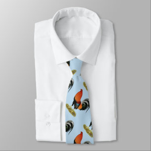 Gamecock Wheaten Rooster Tie