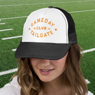 Gameday Tailgate Club Custom Orange Football Trucker Hat