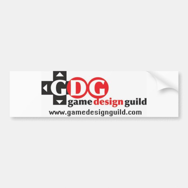 GameDesignGuild Bumper Sticker (Front)