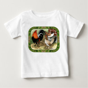 Gamefowl On the Farm Baby T-Shirt