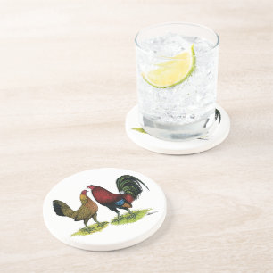 Gamefowl Pair Coaster