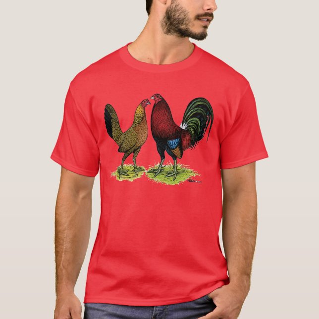 Gamefowl Pair T-Shirt (Front)