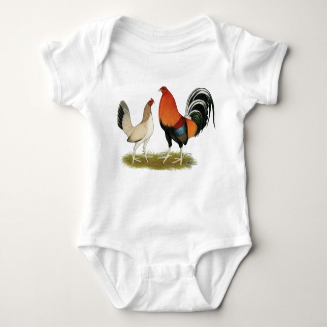 Gamefowl Wheatens Baby Bodysuit (Front)