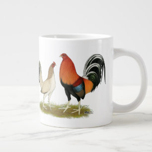 Gamefowl Wheatens Large Coffee Mug