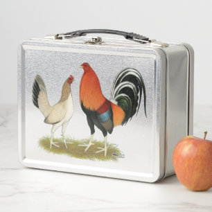 Gamefowl Wheatens Metal Lunch Box