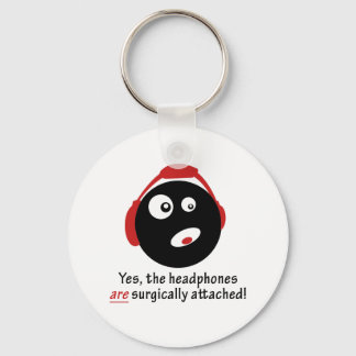 GameFYi Headphones Surgically Attached Key Ring