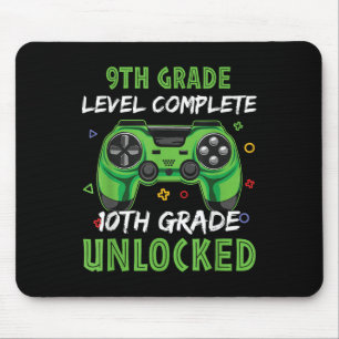 Gamepad 10th Grade Unlocked Gift For 9th Level Kid Mouse Pad