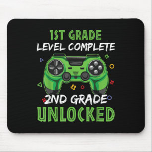Gamepad 2nd Grade Unlocked Gift For 1st Level Kids Mouse Pad
